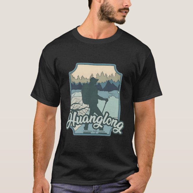 Camiseta Parque Nacional Huanglong - China (Frente)