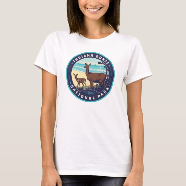 Camiseta Parque Nacional Indiana Dunes (Frente)