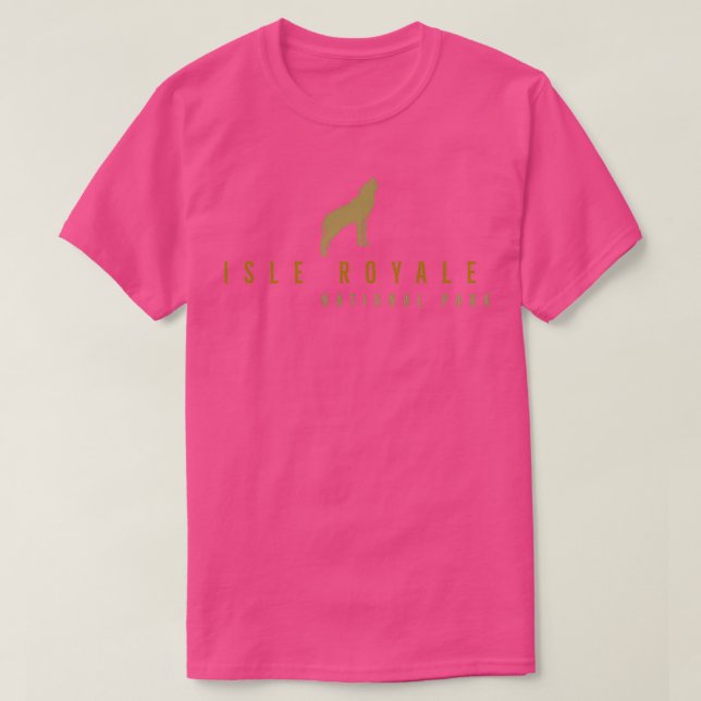 Camiseta Parque Nacional Isle Royale (Frente do Design)