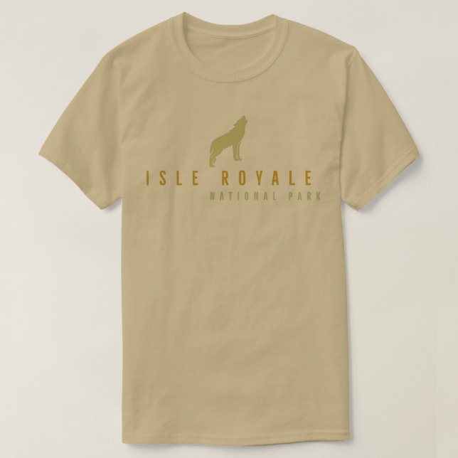 Camiseta Parque Nacional Isle Royale (Frente do Design)