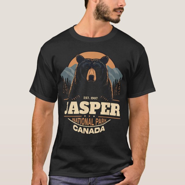 Camiseta Parque Nacional Jasper, Colúmbia Britânica (Frente)