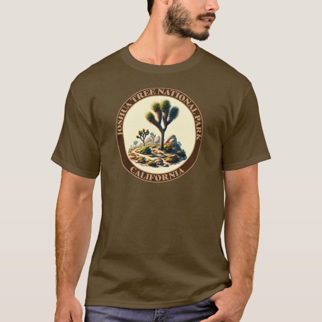 Camiseta Parque Nacional Joshua Tree, Califórnia (Frente)
