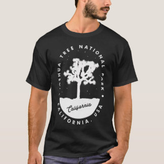 Camiseta Parque Nacional Joshua Tree Noite Retro