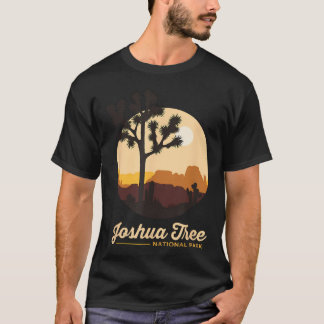 Camiseta Parque Nacional Joshua Tree Retro Califórnia Joshu