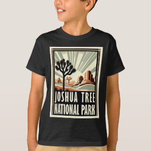 Camiseta Parque Nacional Joshua Tree Vintage Caminhada Acam