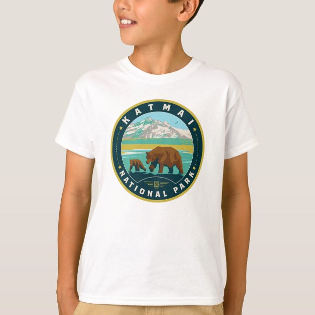 Camiseta Parque Nacional Katmai (Frente)