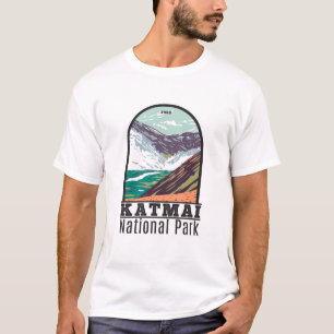 Camiseta Parque Nacional Katmai - 10 000 Fumos Vintage