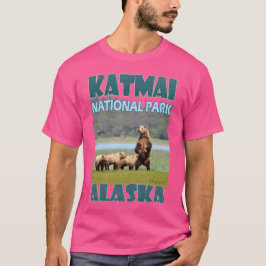 Camiseta Parque Nacional Katmai no Alasca