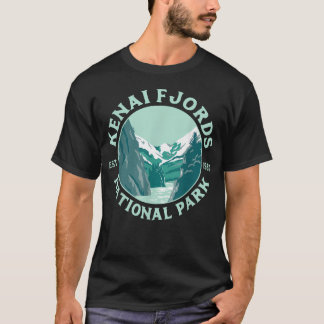 Camiseta Parque Nacional Kenai Fjords Ak Alaska Vintage