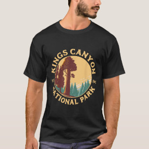 Camiseta Parque Nacional Kings Canyon Califórnia Acampament