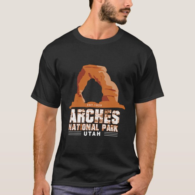 Camiseta Parque Nacional legal Arches Distintas (Frente)