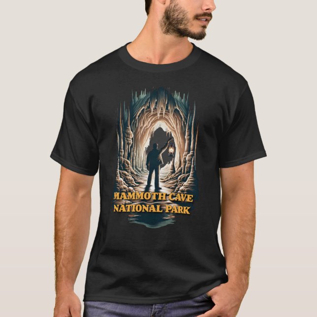 Camiseta Parque Nacional Mammoth Cave Kentucky EUA (Frente)