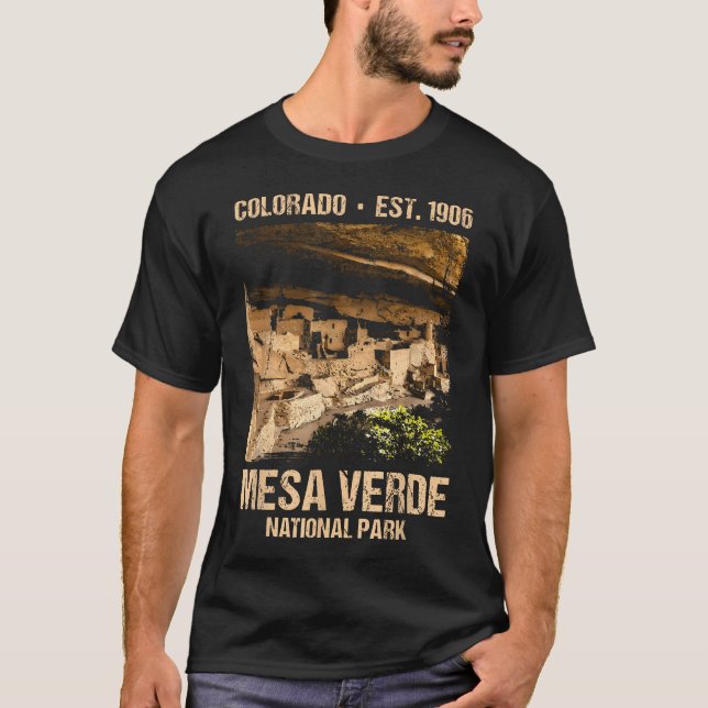 Camiseta Parque Nacional Mesa Verde EUA (Frente)