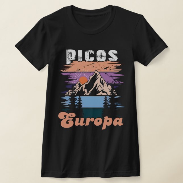 Camiseta Parque Nacional Moda Picos de Europa Retro (Postura )