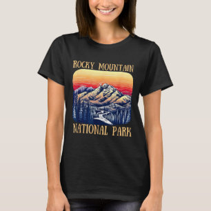 Camiseta parque nacional montanhoso rochoso colorado nature