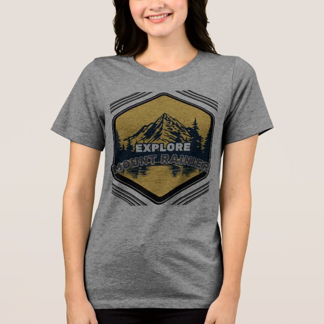 Camiseta Parque Nacional Mount Rainier   (Frente)