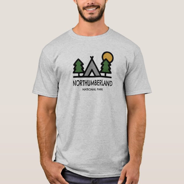 Camiseta Parque Nacional Northumberland (Frente)