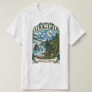 Camiseta Parque Nacional Olímpico personalizado Washington