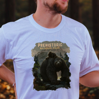 Camiseta Parque Nacional Pré-Histórico - Preguiças Gigantes