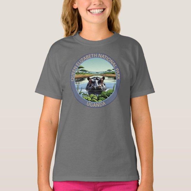 Camiseta Parque Nacional Queen Elizabeth Uganda (Frente)