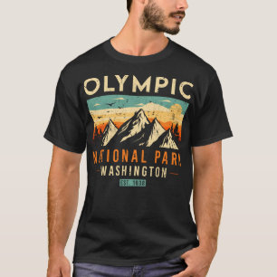 Camiseta Parque Nacional Retro de Washington, 1938, olimpia