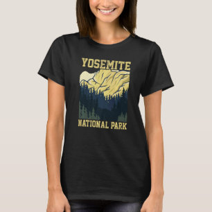 Camiseta Parque Nacional Retro Yosemite EUA Califórnia Vint