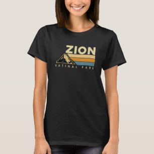 Camiseta Parque Nacional Retro Zion EUA Aventura Vintage Ut