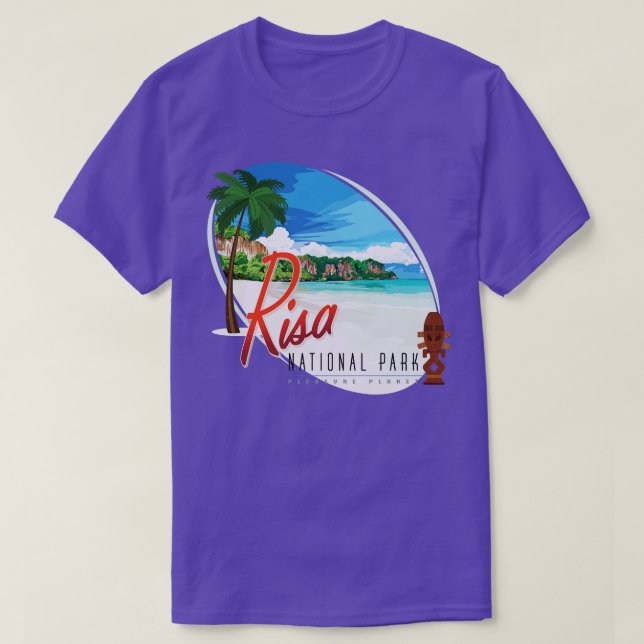 Camiseta Parque Nacional Risa (Frente do Design)