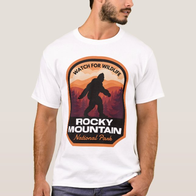 Camiseta Parque Nacional Rocky Mountain (Frente)