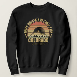 Camiseta Parque Nacional Rocky Mountain Colorado Retro