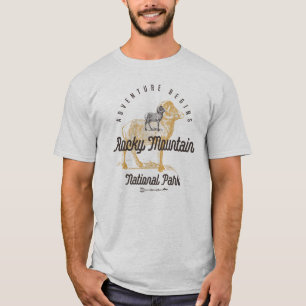 Camiseta Parque Nacional Rocky Mountain em Bighorn
