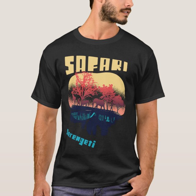 Camiseta Parque Nacional Safari Serengeti África Tanzânia G (Frente)