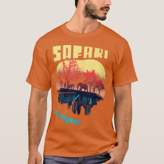 Camiseta Parque Nacional Safari Serengeti África Tanzânia G