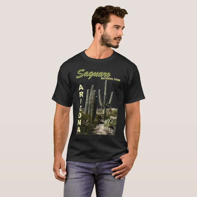 Camiseta Parque Nacional Saguaro, Arizona (Frente Completa)