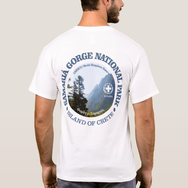 Camiseta Parque Nacional Samaria Gorge (Verso)