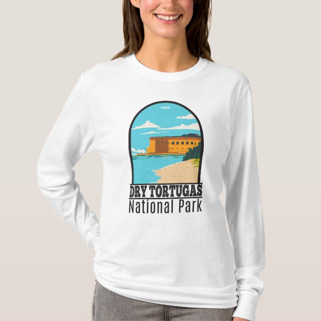 Camiseta Parque Nacional Seco de Tortugas na Flórida Fort V (Frente)