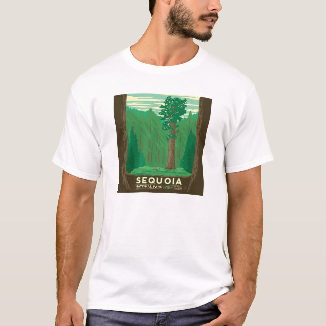 Camiseta Parque Nacional Sequoia (Frente)