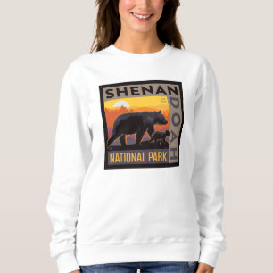 Camiseta Parque Nacional Shenandoah Urso mamário e Cubos