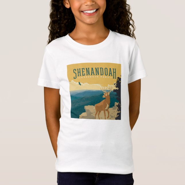 Camiseta Parque Nacional Shenandoah | Veado (Frente)