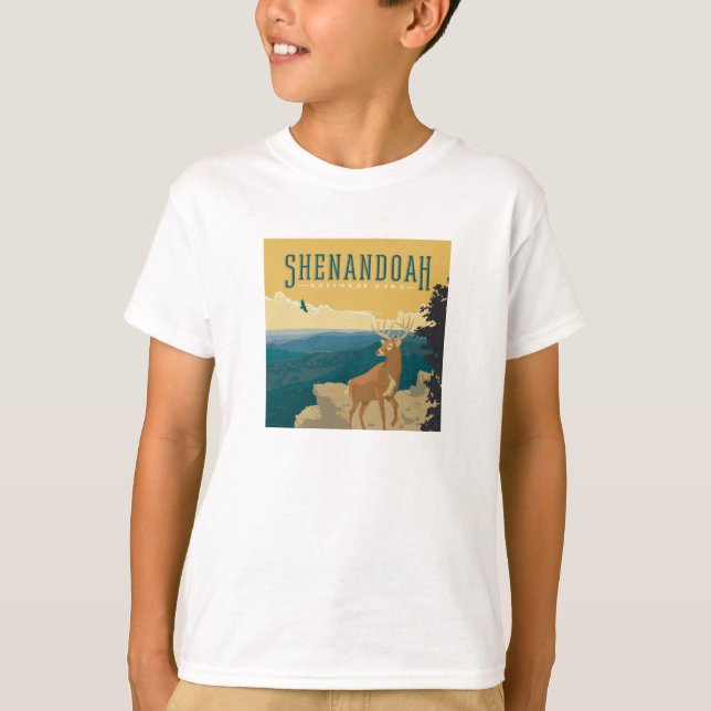 Camiseta Parque Nacional Shenandoah | Veado (Frente)