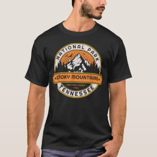 Camiseta Parque Nacional Smoky Mountains Tennessee Trilha