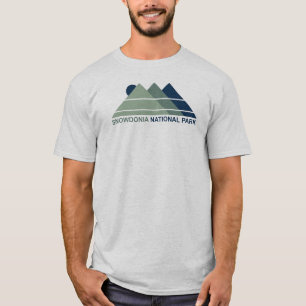 Camiseta Parque Nacional Snowdonia Montanha Sol