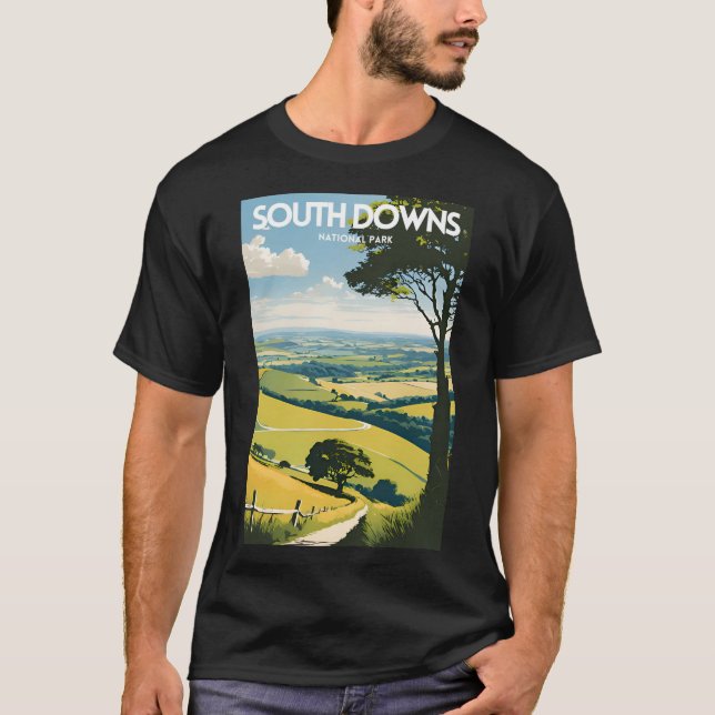 Camiseta Parque Nacional South Downs (Frente)