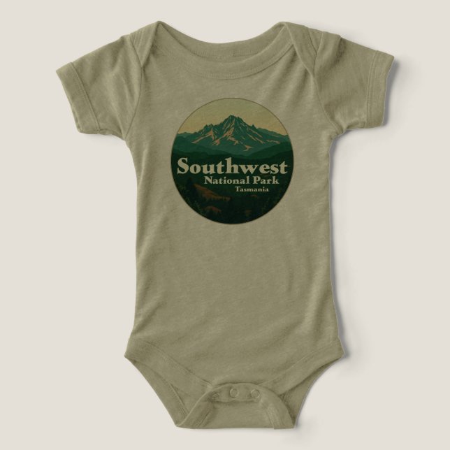 Camiseta Parque Nacional Sudoeste da Tasmania (Design frontal)