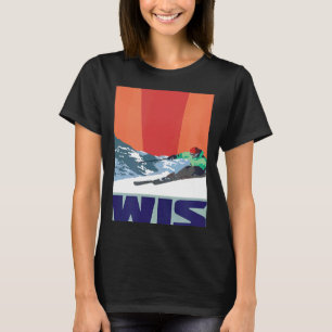 Camiseta Parque Nacional Suíço Engadin Alps de Souvenir Suí