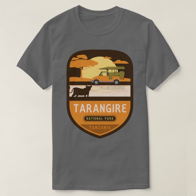 Camiseta Parque Nacional Tarangire Tanzânia (Frente do Design)