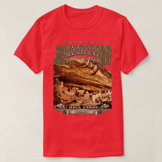 Camiseta Parque Nacional Verde Colorado (Frente do Design)