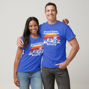 Camiseta Parque Nacional Vintage Grand Teton