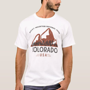 Camiseta Parque Nacional Vintage Rocky Mountain