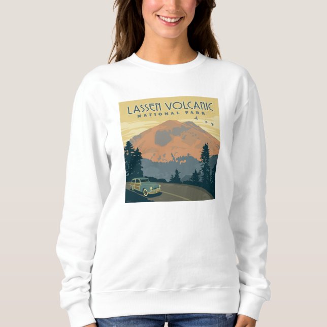 Camiseta Parque Nacional Vulcânico de Lassen | Estrada (Frente)